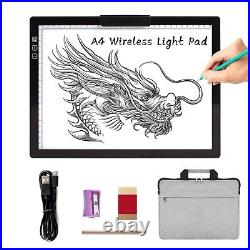 Wireless Light Pad A4 LED with Carry Bag, Stand, and Clip