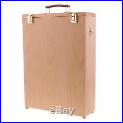 Wooden Oil Painting Panels Carrier Carrying Case Box for 8pcs 40x30cm Canvas