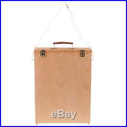 Wooden Oil Painting Panels Carrier Carrying Case Box for 8pcs 40x30cm Canvas