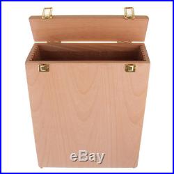 Wooden Paintings Canvas Carrier Accessories Carrying Case Storage Box 43cm