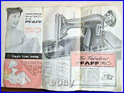Working Pfaff 30 Upholstery Semi Industrial Electric Sewing Machine Carry Case